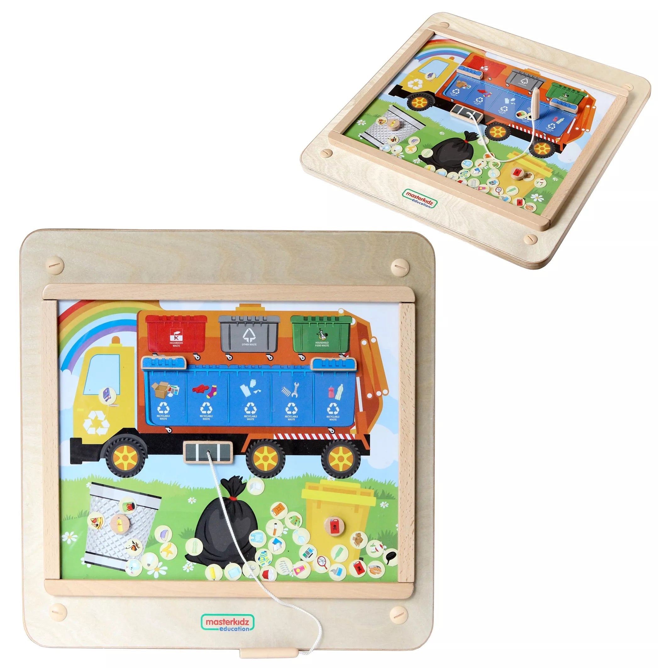 Montessori atliekų rūšiavimo mokymasis